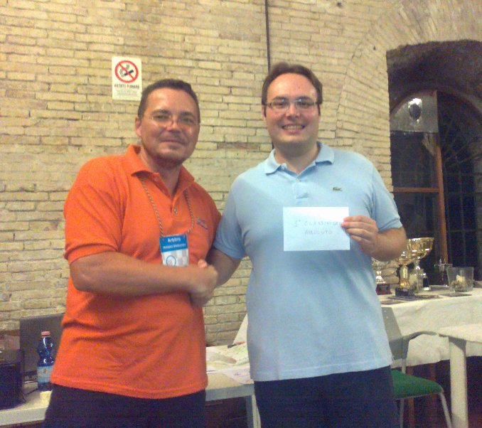 Il vincitore Maestro F.I.D.E. Piero Bontempi